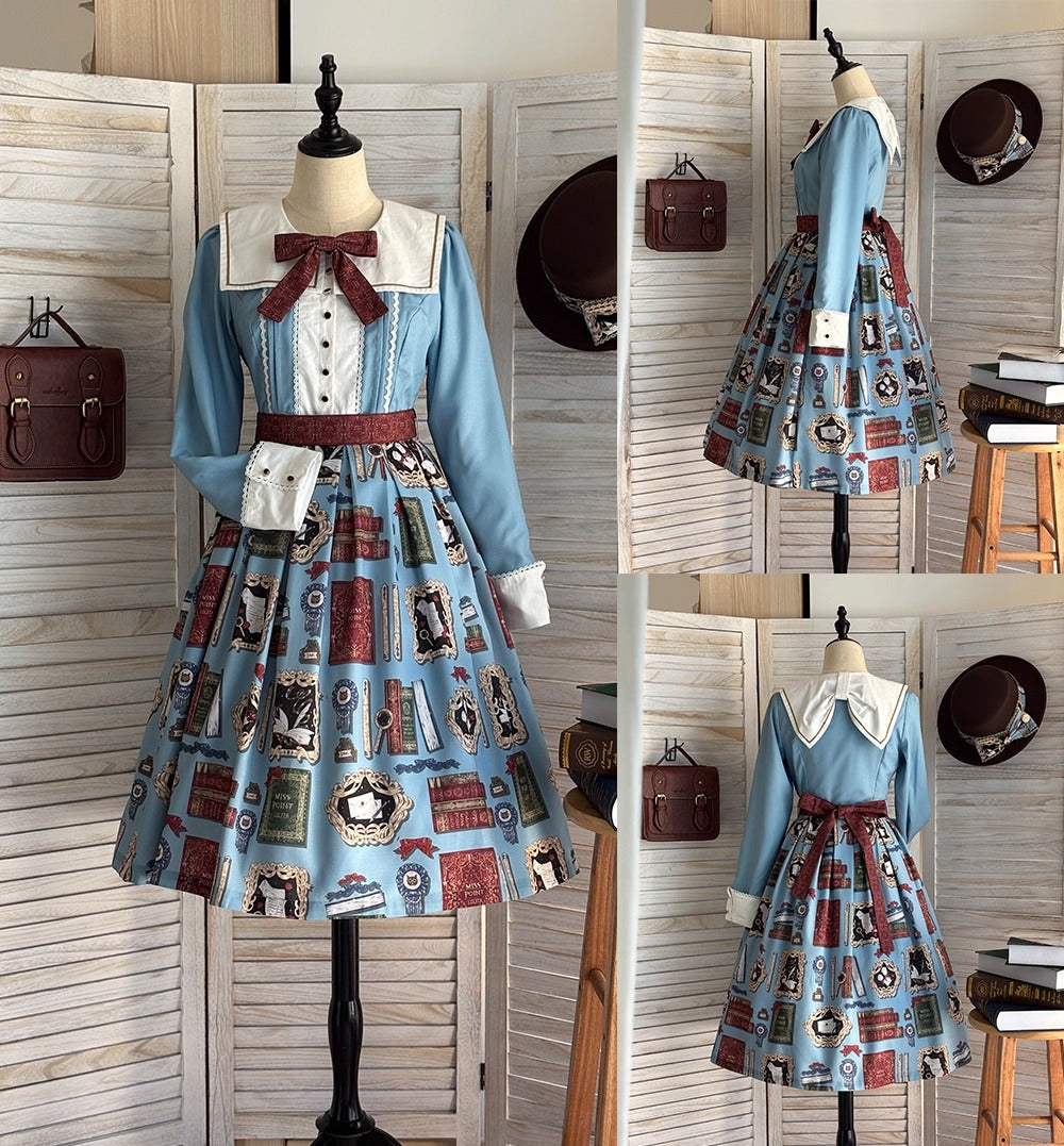 【受注予約~10/22】Wheat Book ワンピース【Miss Cube】