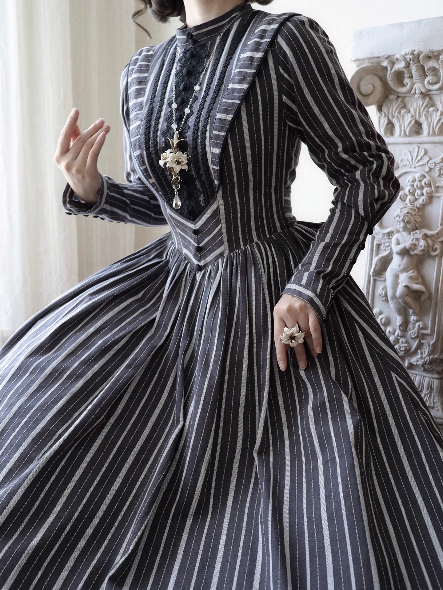 【受注予約~10/28】Hidden Note ワンピース【麋鹿】