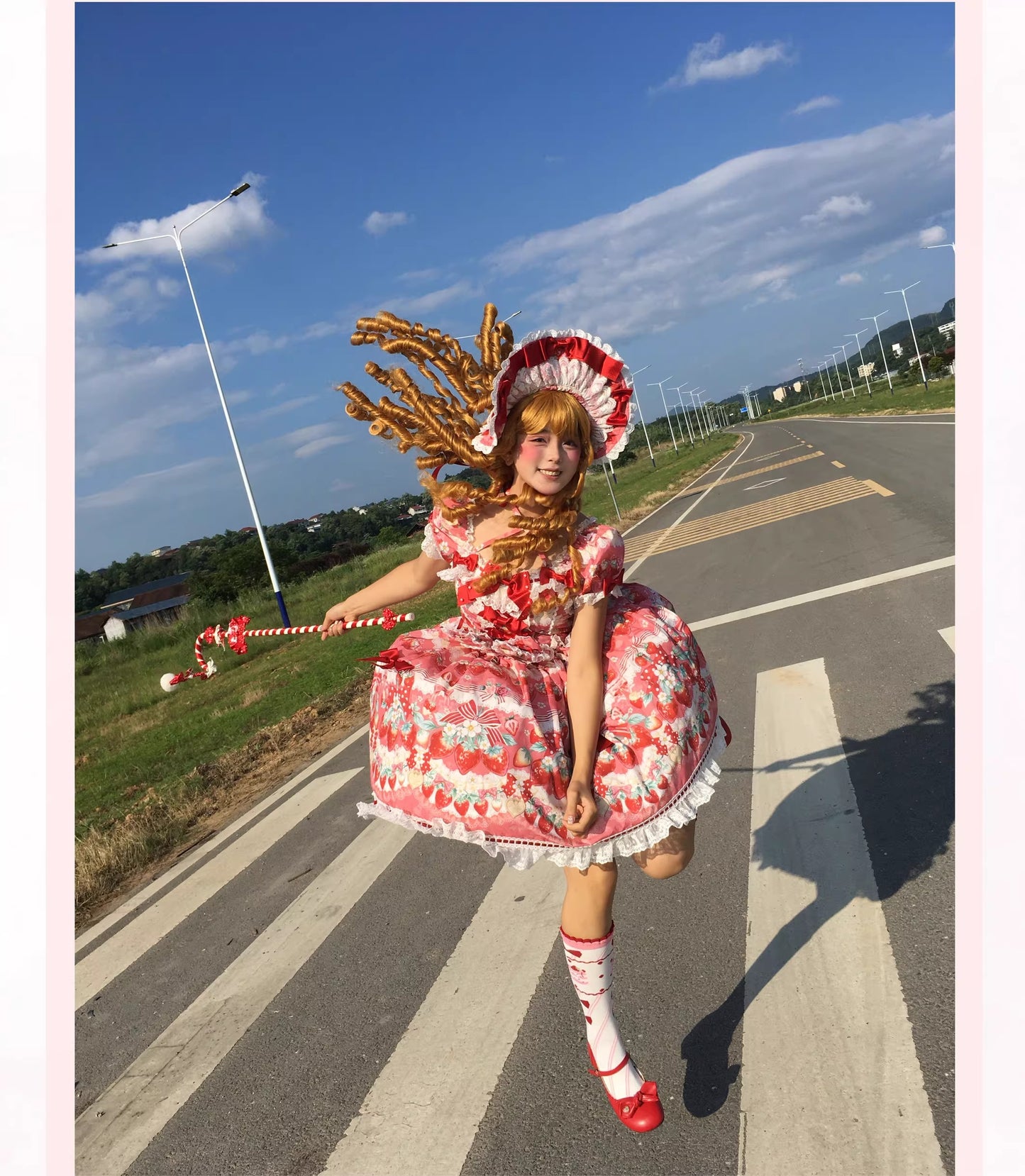 【受注予約~3/30】イチゴと花束 フルセット【Antique Doll】