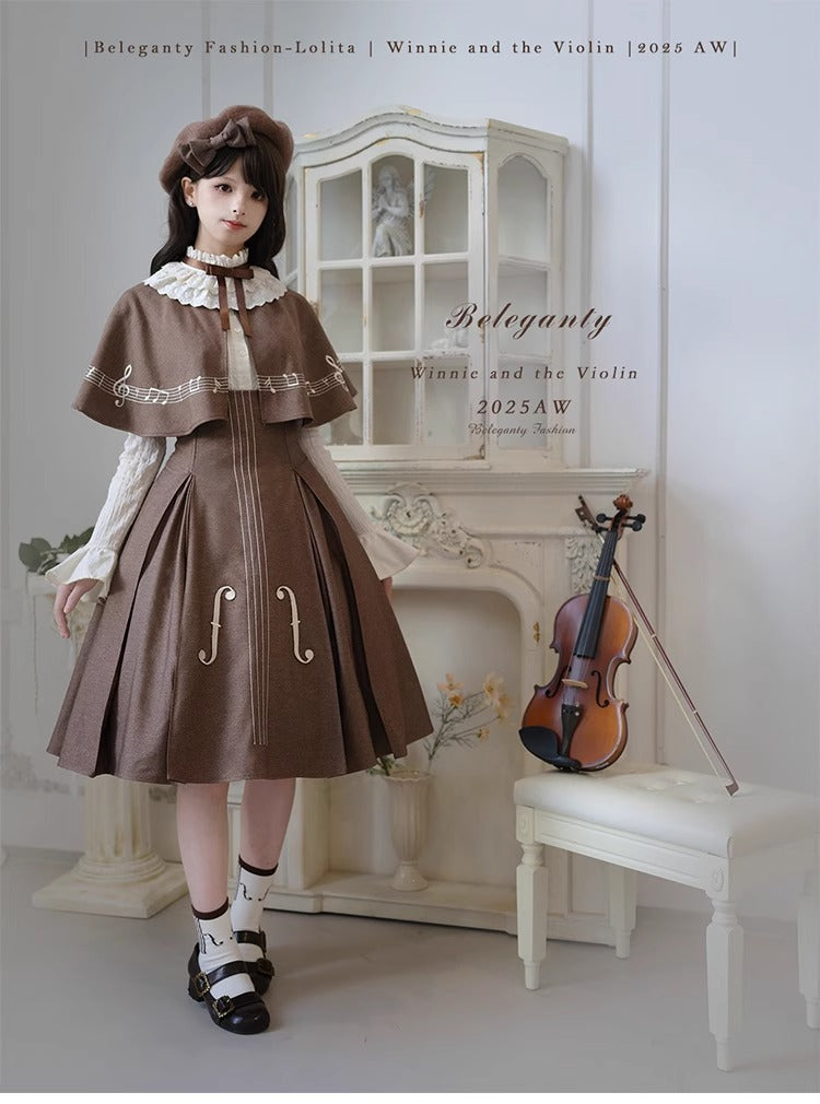 【受注予約~11/18】Winnie and the Violin ケープ・アクセサリー【Beleganty】