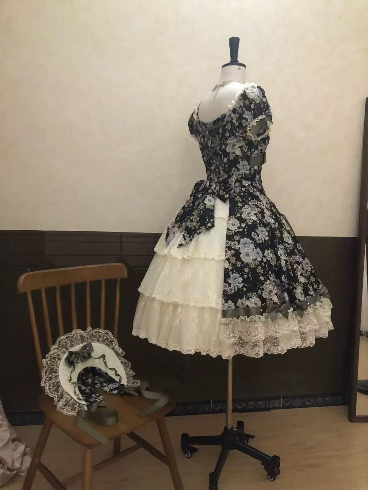 【受注予約~10/6】月下香 ワンピース【sara bell】