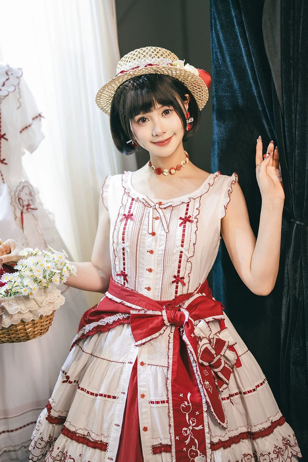 【受注予約~7/23】Orchard of the Four Seasons ジャンパースカート【Miss Point】