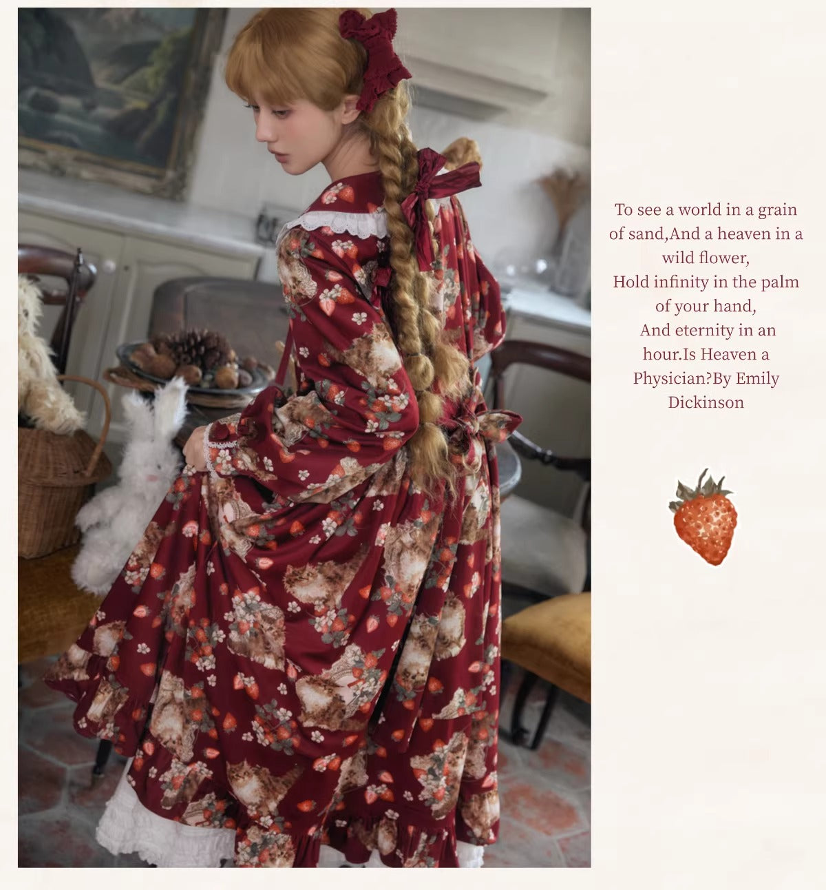 Strawberry Brook ワンピース・ジャンパースカート【Spring Flower Language】