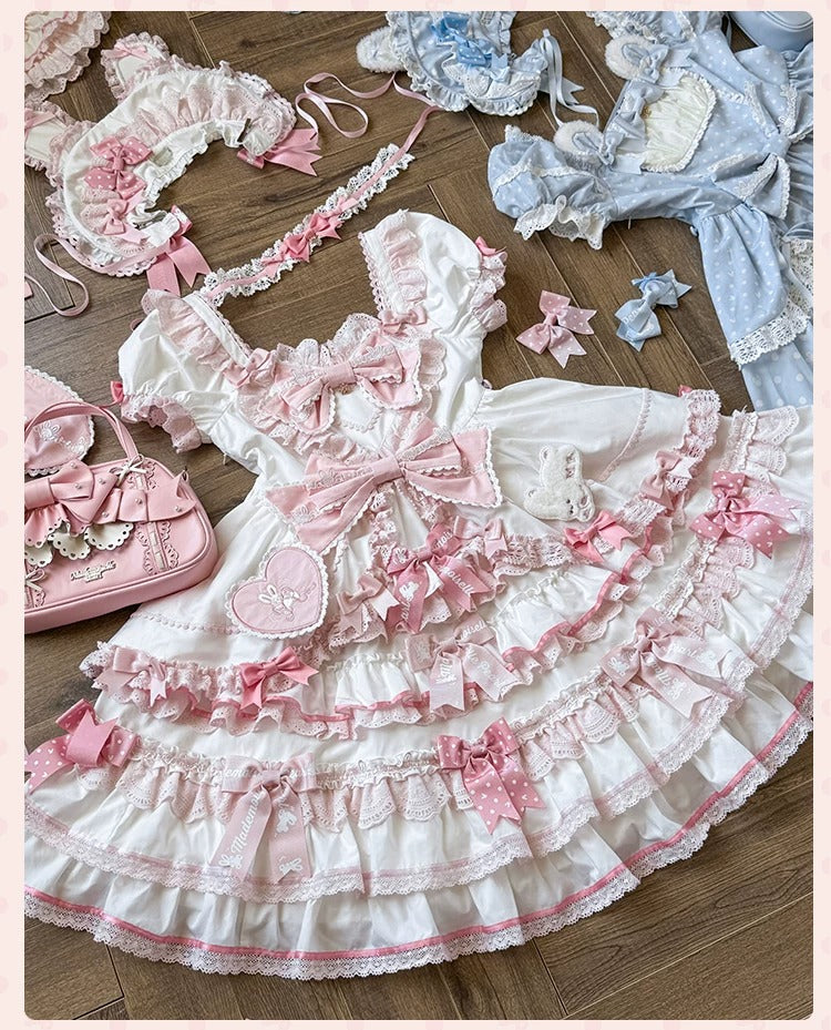 Bow Rabbit ワンピース【Melliflorpearl】