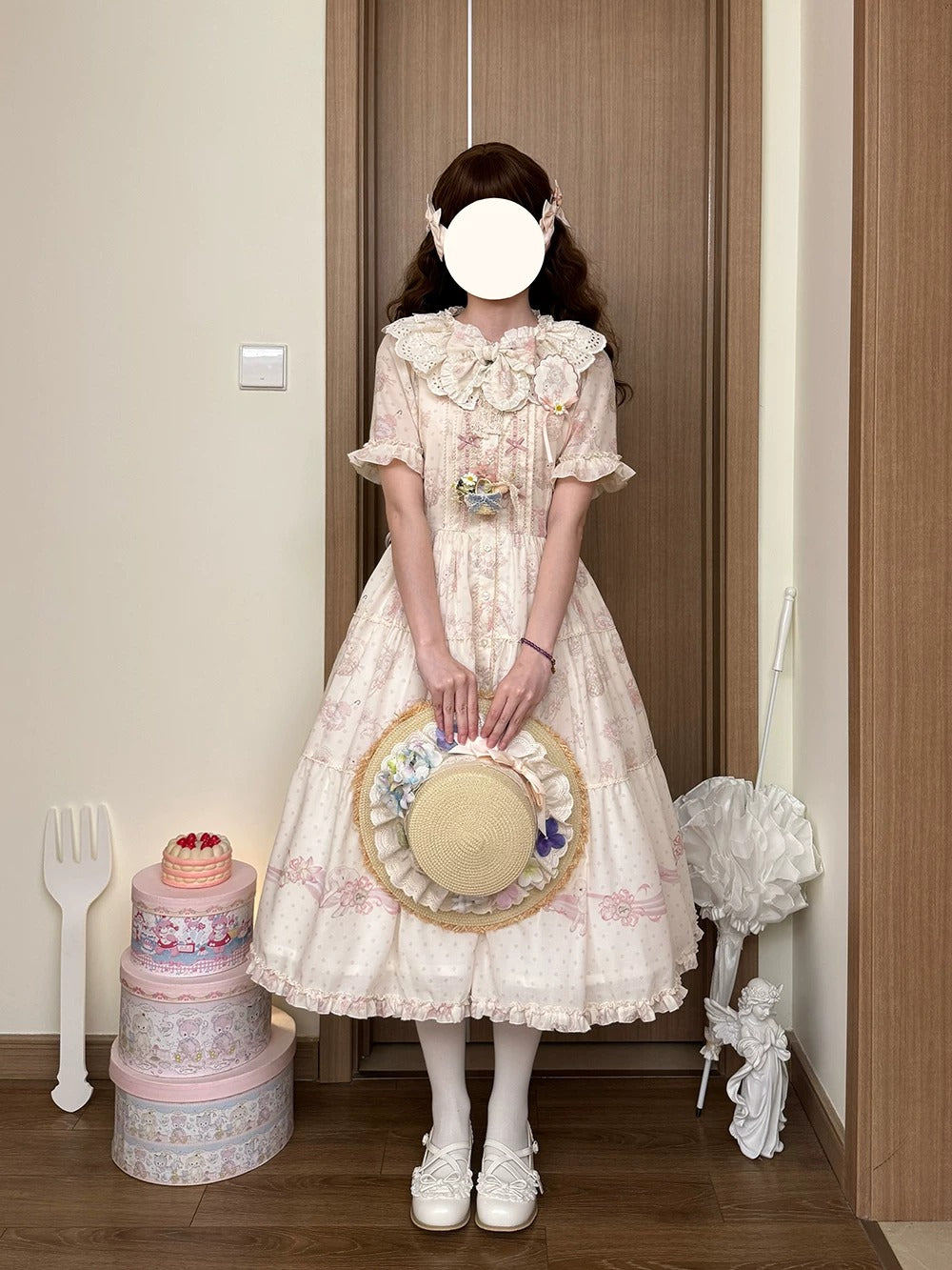 【受注予約~6/11】Blossom Lamb ワンピース(タイプ2)【Miss Point】