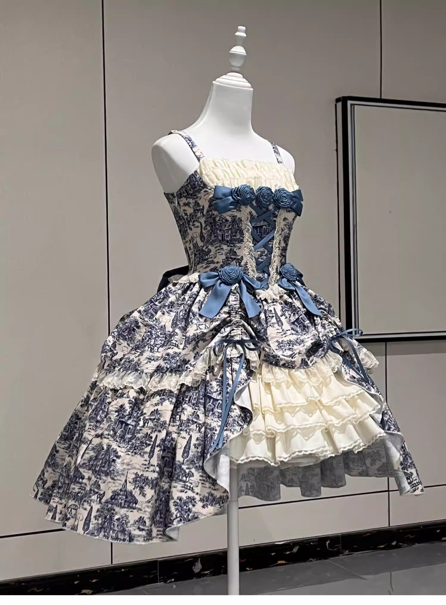 トワルドジュイ ボレロ付きジャンパースカートセット【小欣】 – Epetice