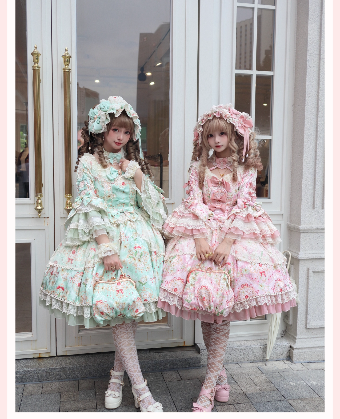 Lily Flower Wall ワンピース【Vivian】