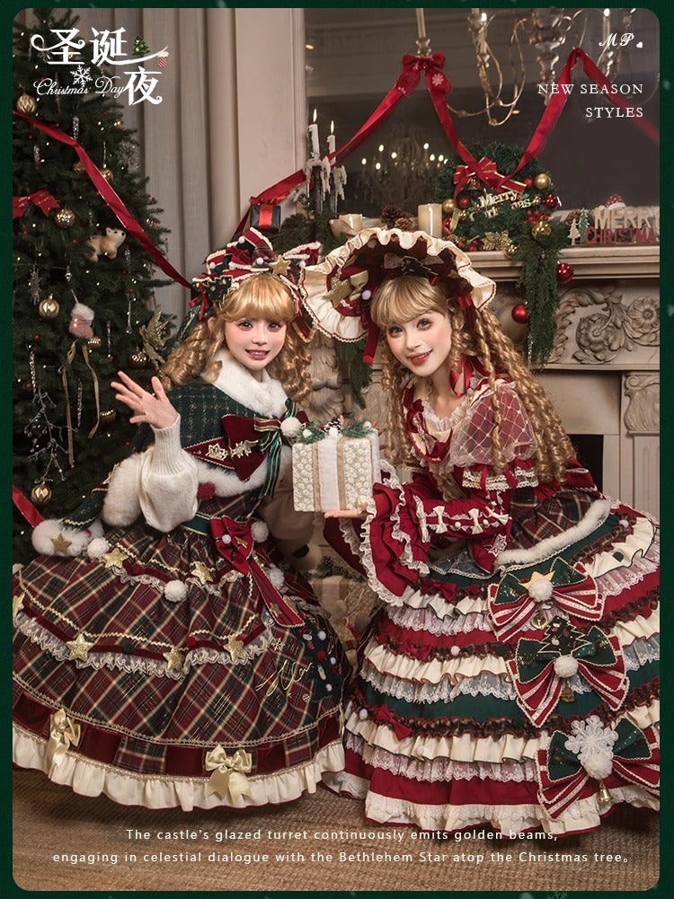 【受注予約~10/28】Christmas Eve ワンピース・ジャンパースカート【花与珍珠匣】