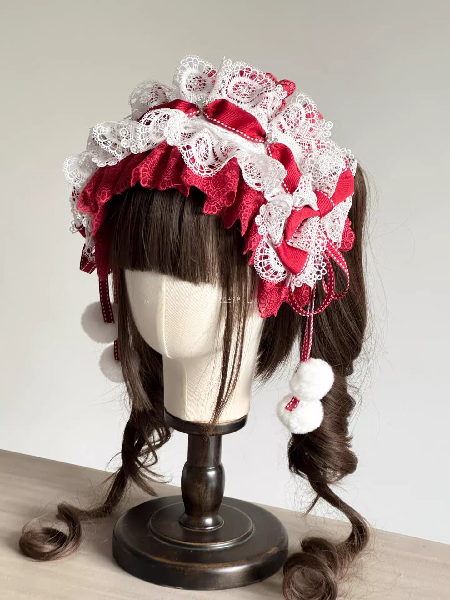 ヴェール付きSnow Drop ヘッドドレス【妹抖手作工作屋】