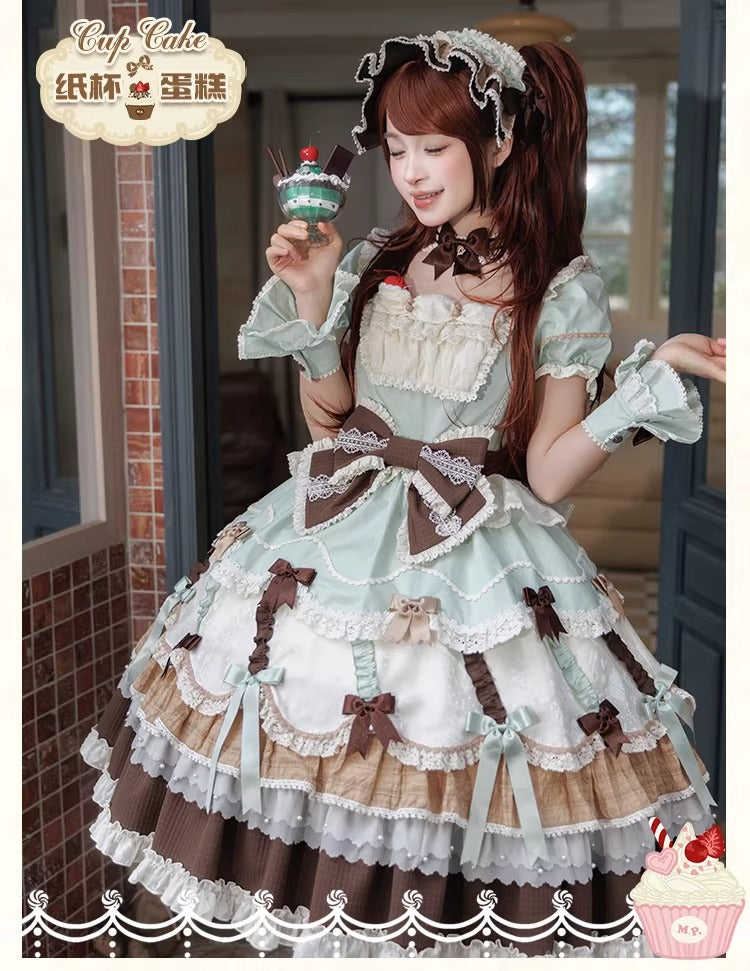 【受注予約~1/26】CupCakes ワンピース【花与珍珠匣】