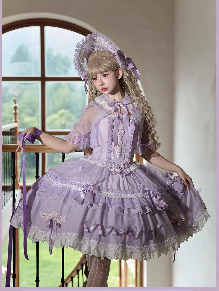 【受注予約~10/15】Bouquet Charlotte ジャンパースカート【Bolelo】