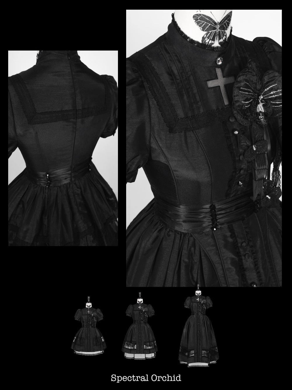 【受注予約~9/2】Spectral Orchid ワンピース(タイプ2)【魔女販售】