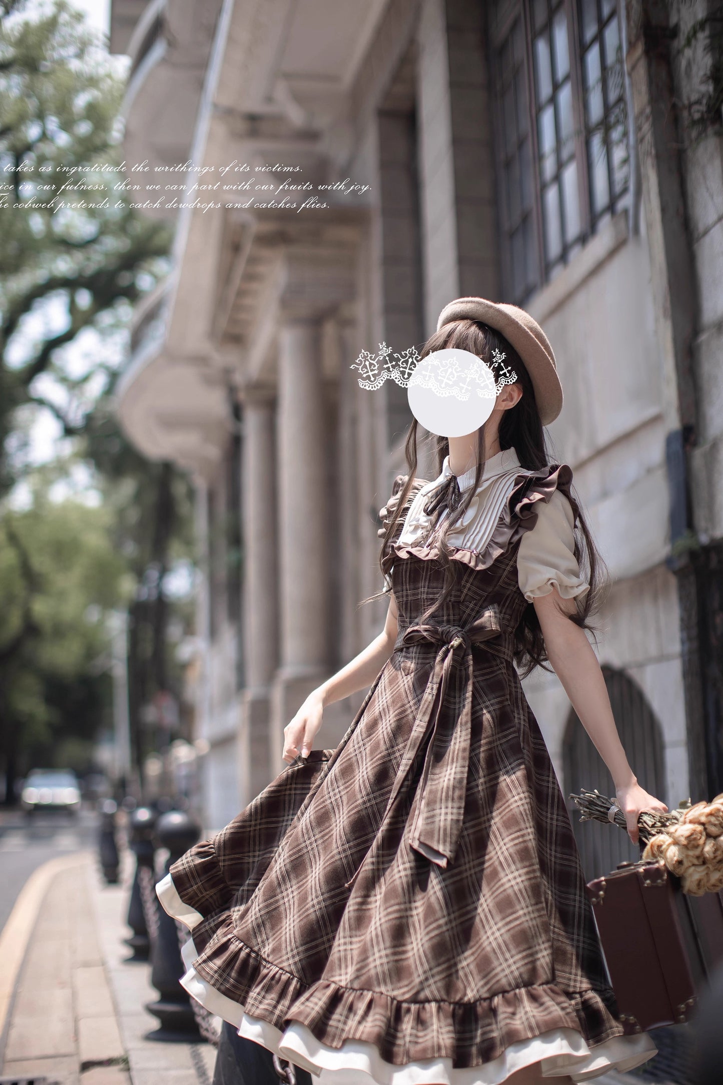 Dusk on the Thames ワンピース(半袖)【胡桃木JK】