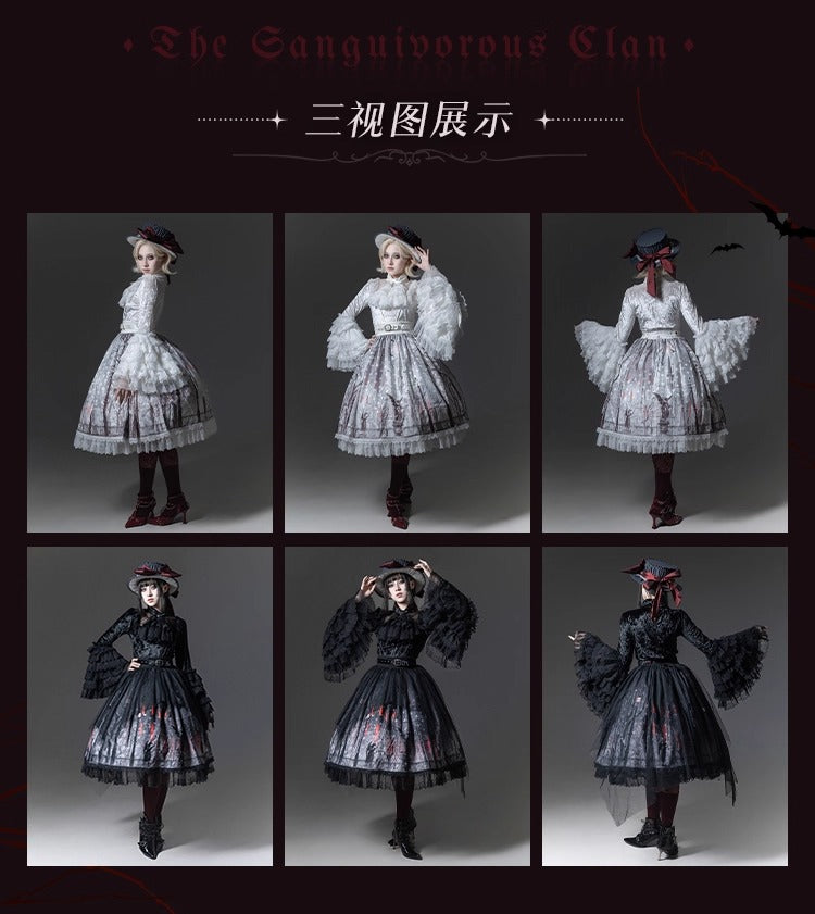 【受注予約~11/13】Bloodthirsty 2.0 スカート・トップス【物語者】