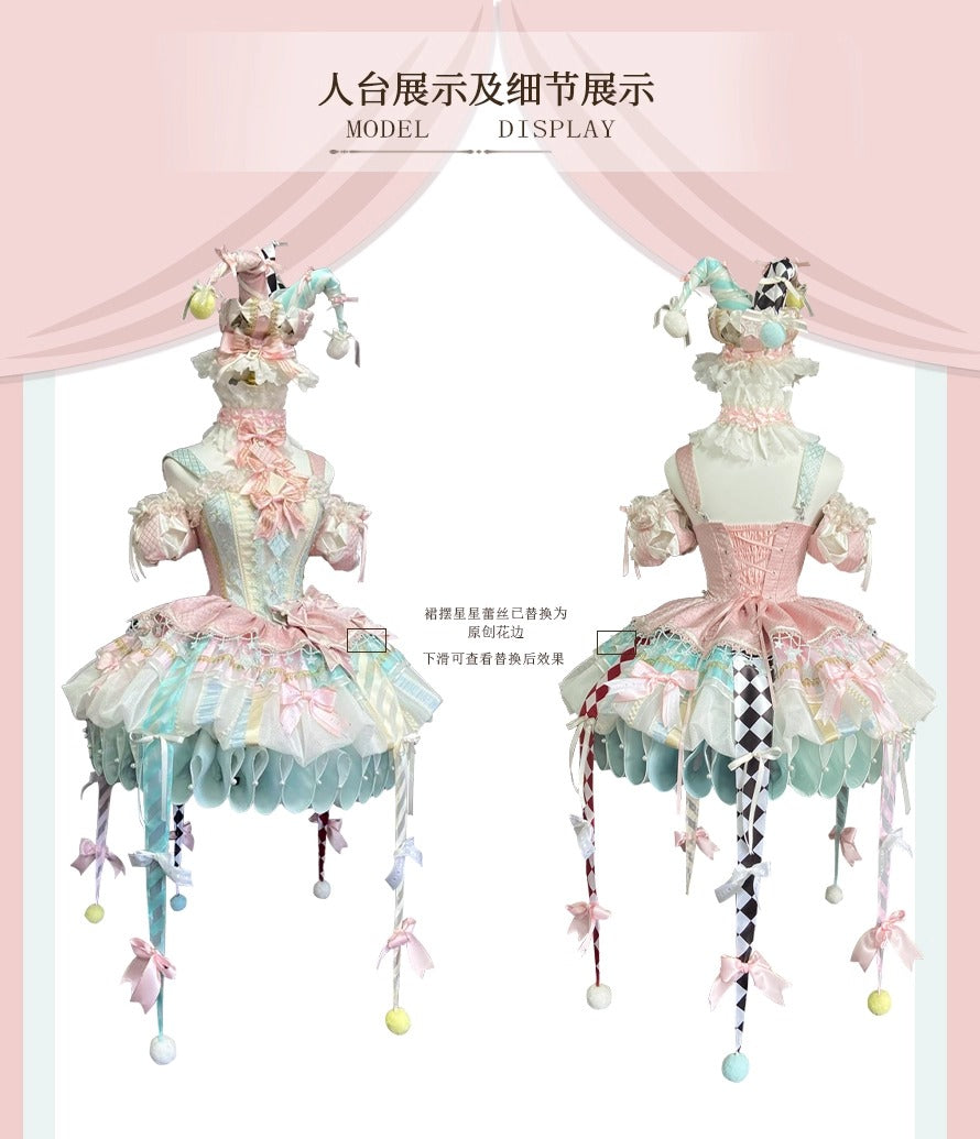 【受注予約~12/24】K.Q.Fサーカス団 フルセット(ミント×ピンク)【咩耶】