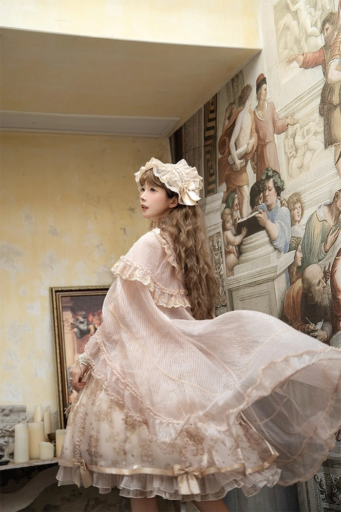 【受注予約~9/11】Gilded Dream レースマント【双生小熊】