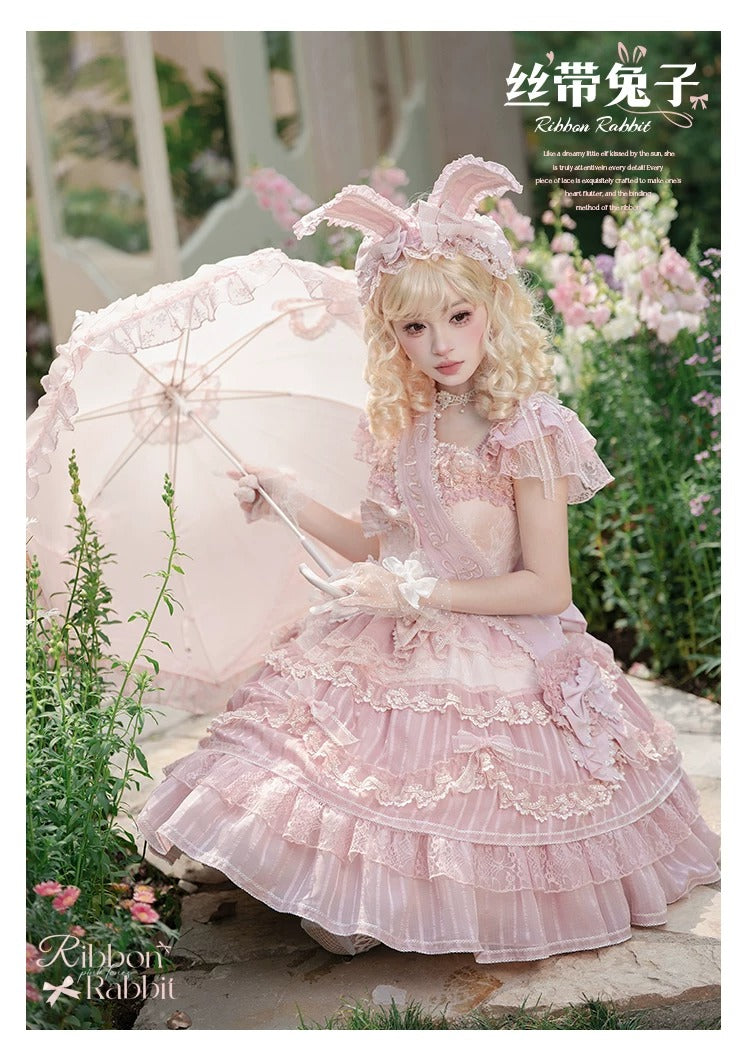 【受注予約~6/16】Ribbon Bunny フルセット【Lineball Cat】