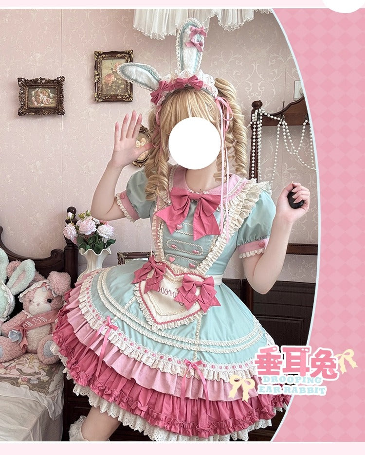 [Pre-orders until September 23rd] Lop-Ear Rabbit Full Set [Heart-Playing Couple]