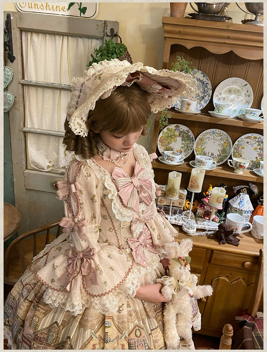 [Vorbestellung bis 13. November] Märchenstadt-Einteilerkleid (Typ 1) [Betrunkene Coco]