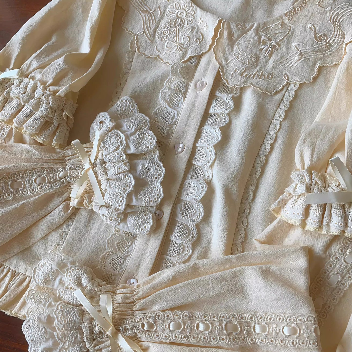 Spring Rabbit ブラウス【Flower Banquet】