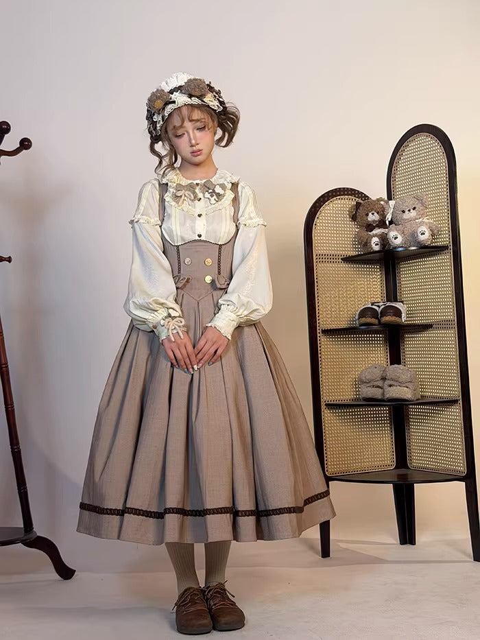 【受注予約~1/12】スイートカヌレ ジャンパースカート【Belle Langue】