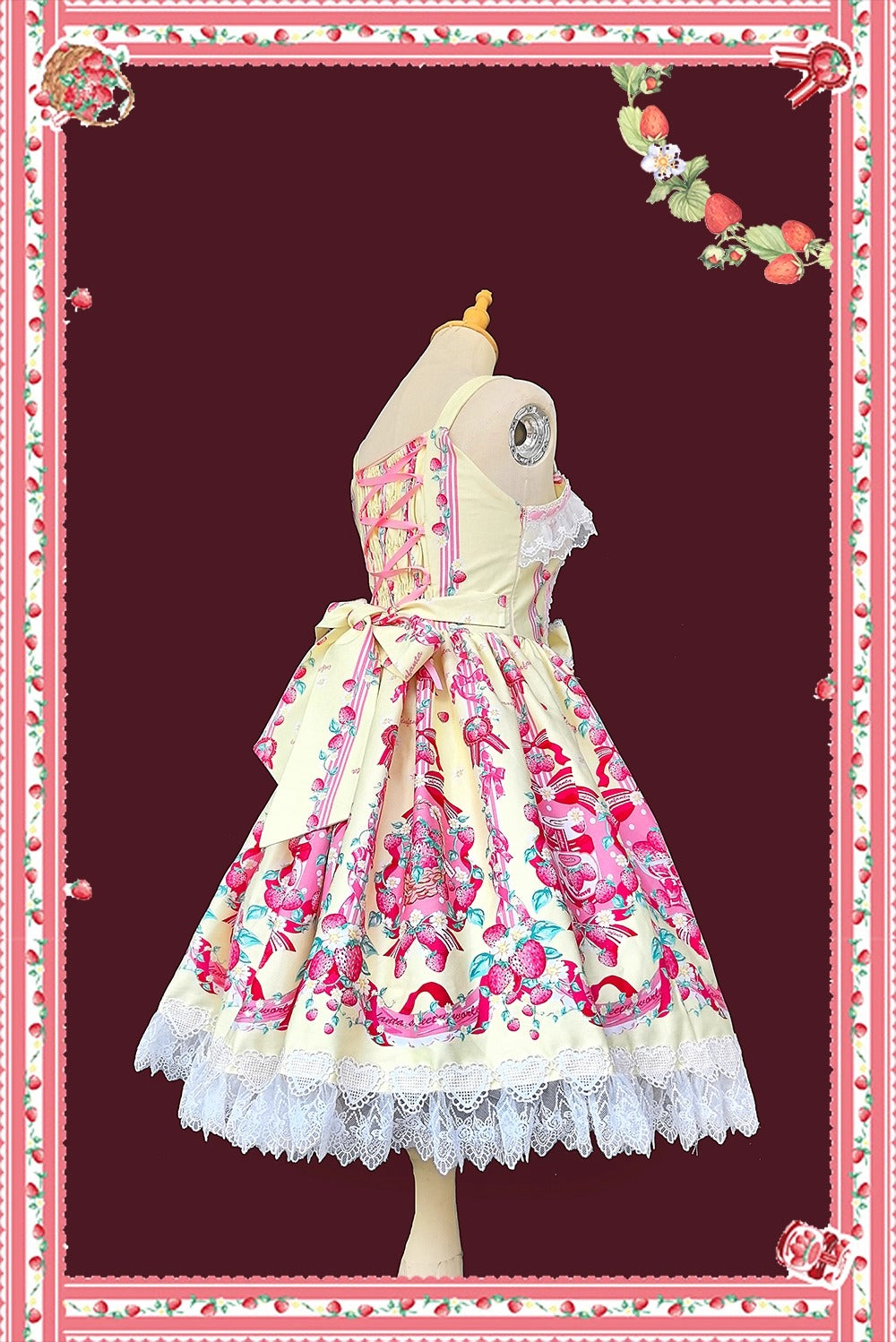 Strawberry Chef Jumper Skirt [Infanta]
