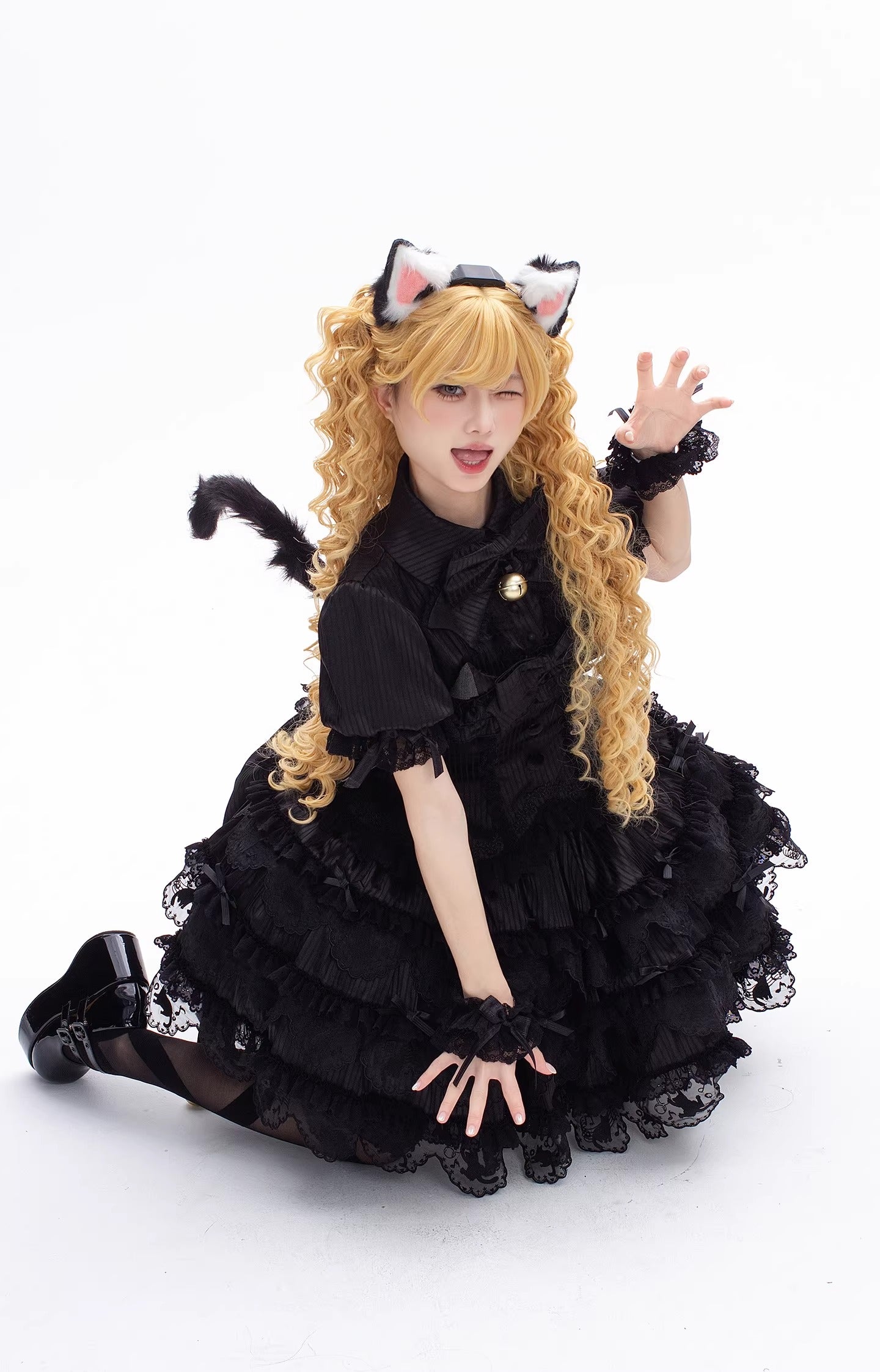 【受注予約~3/3】Silhouette Cat セットアップ・フルセット【梵兔兔】