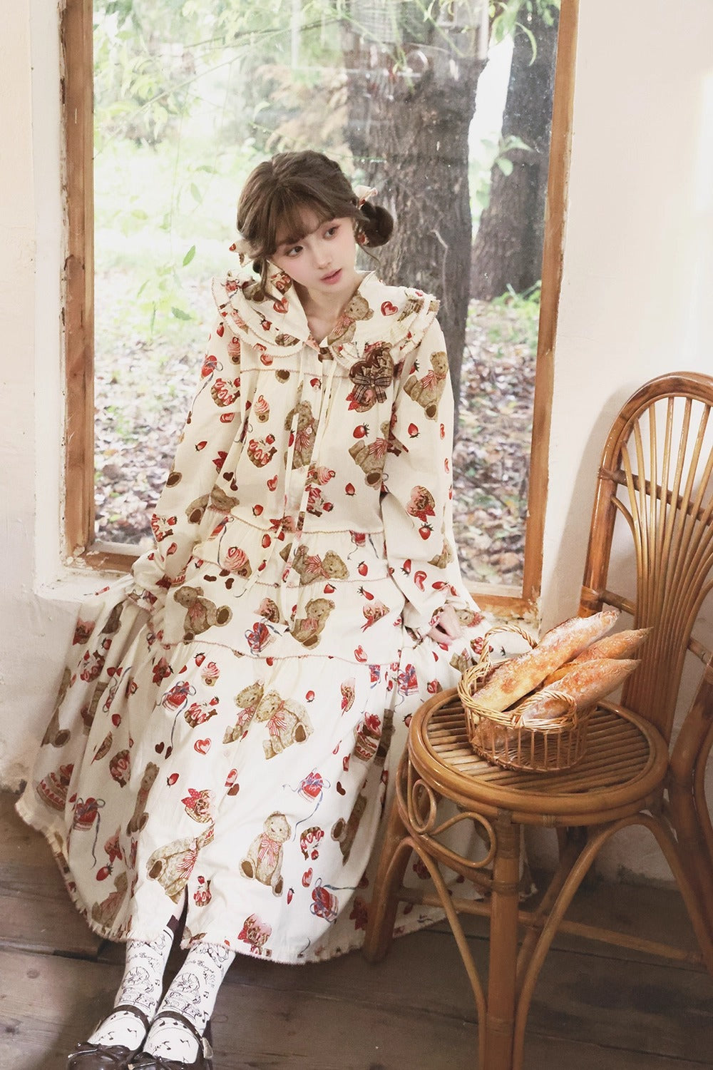 【受注予約~10/9】Chocolate Bear 2.0 ワンピース【Maple Sugar】