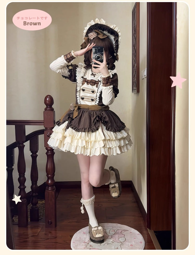 [Pre-orders until October 9th] Hazelnut Cocoa Dress/Jumper Skirt [Doujingo]