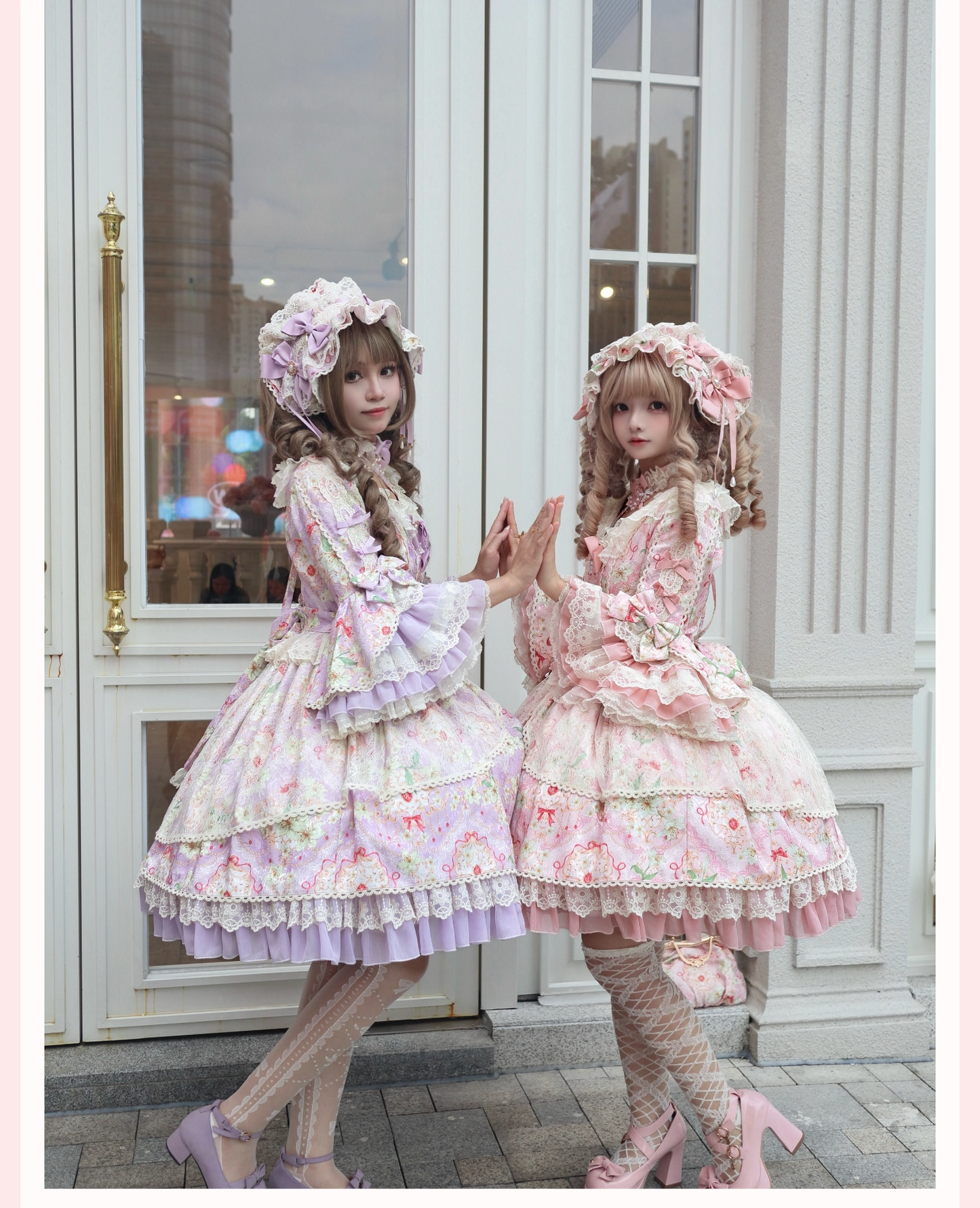 Lily Flower Wall ワンピース【Vivian】