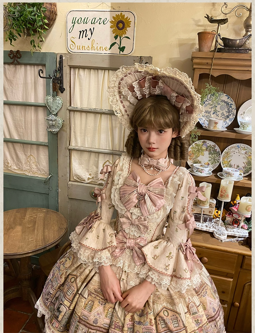 [Vorbestellung bis 13. November] Märchenstadt-Einteilerkleid (Typ 1) [Betrunkene Coco]