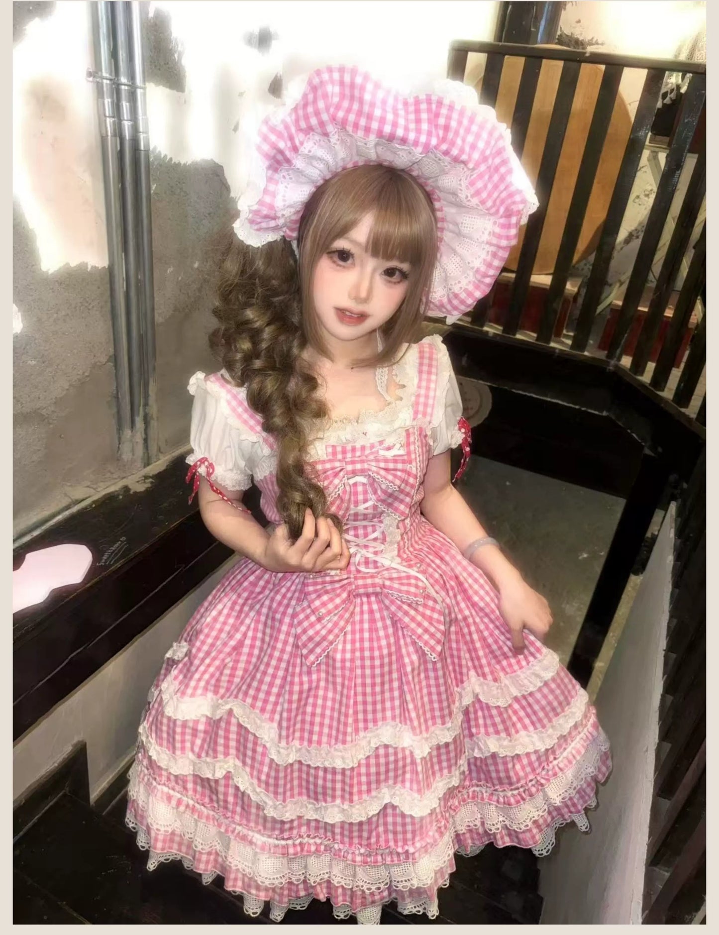 Plaid Baileys ジャンパースカート・フルセット【TaTaTa Lolita】