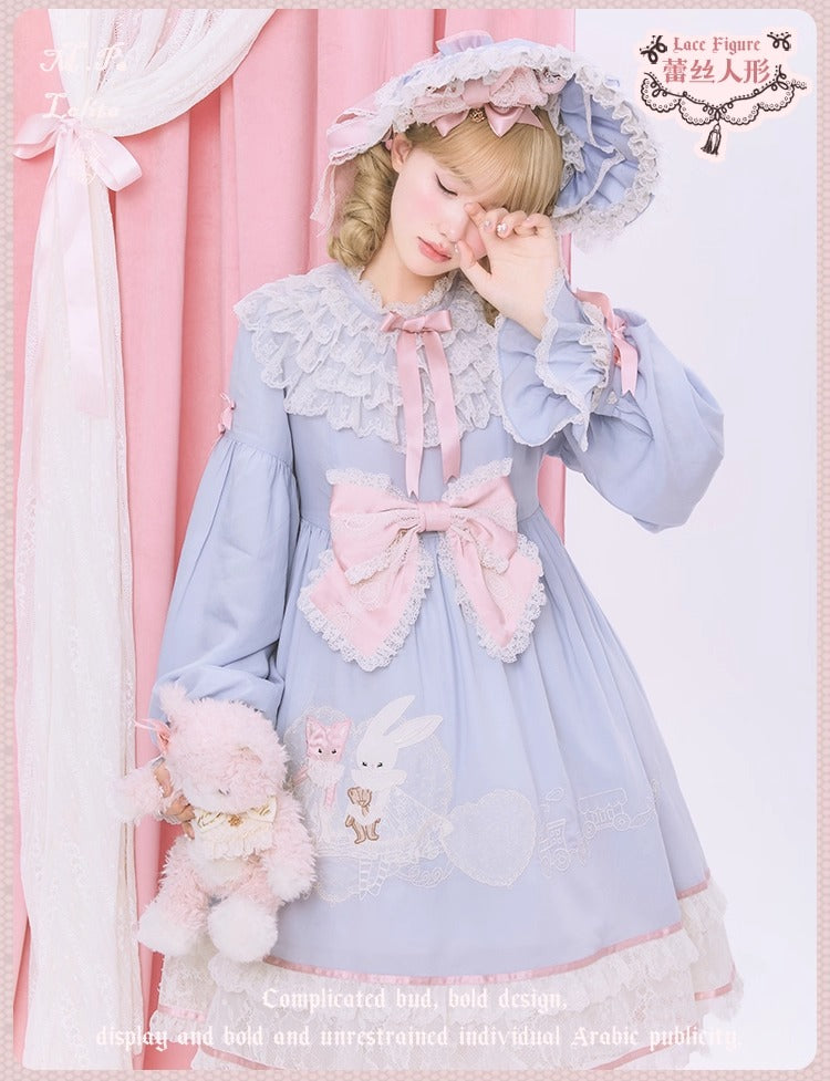 【受注予約~12/23】Race Doll ワンピース(タイプ5)【花与珍珠匣】