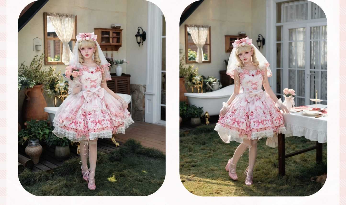 Strawberry Cupid Bunny ジャンパースカート【PG Lullaby】