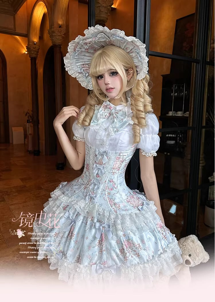 【受注予約~1/7】鏡中花 セットアップ【Dream Lolita】