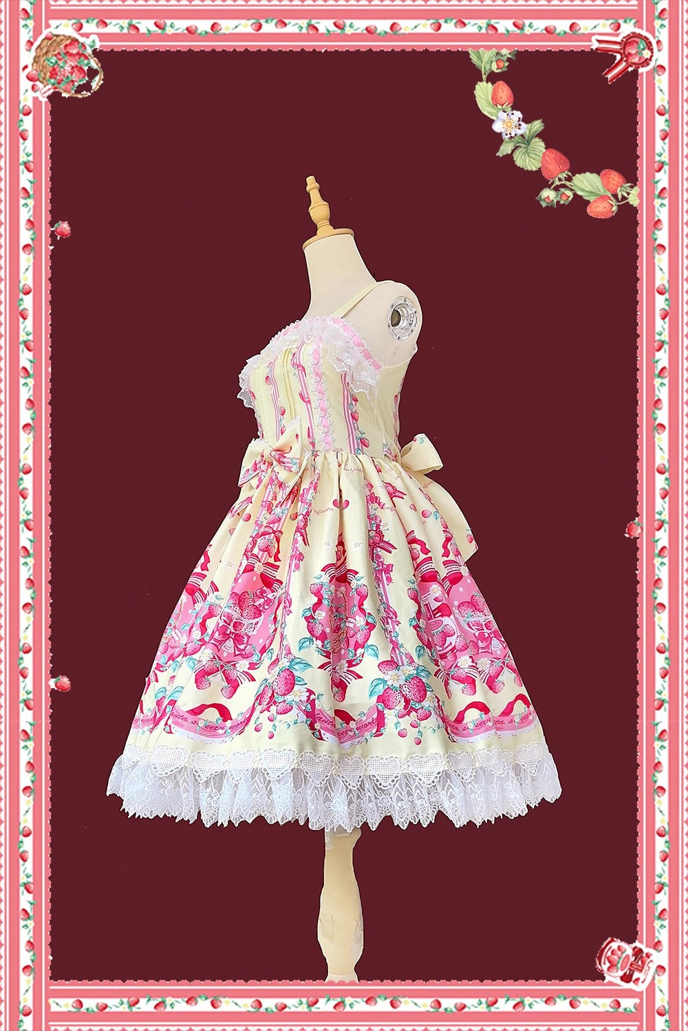 Strawberry Chef Jumper Skirt [Infanta]