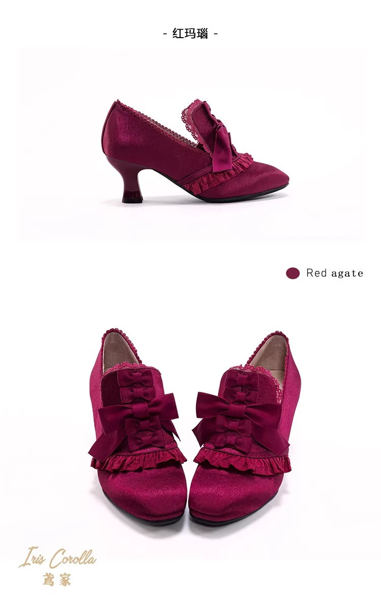 Marie Antoinette リボンヒールシューズ【Iris Corolla】 – Epetice