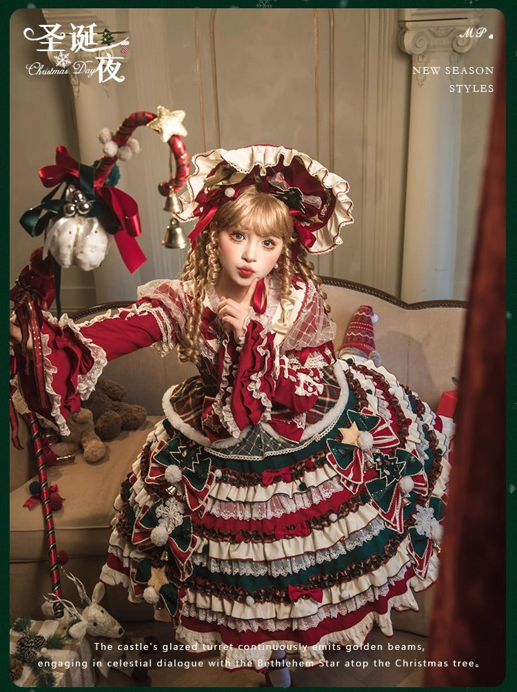 【受注予約~10/28】Christmas Eve ワンピース・ジャンパースカート【花与珍珠匣】