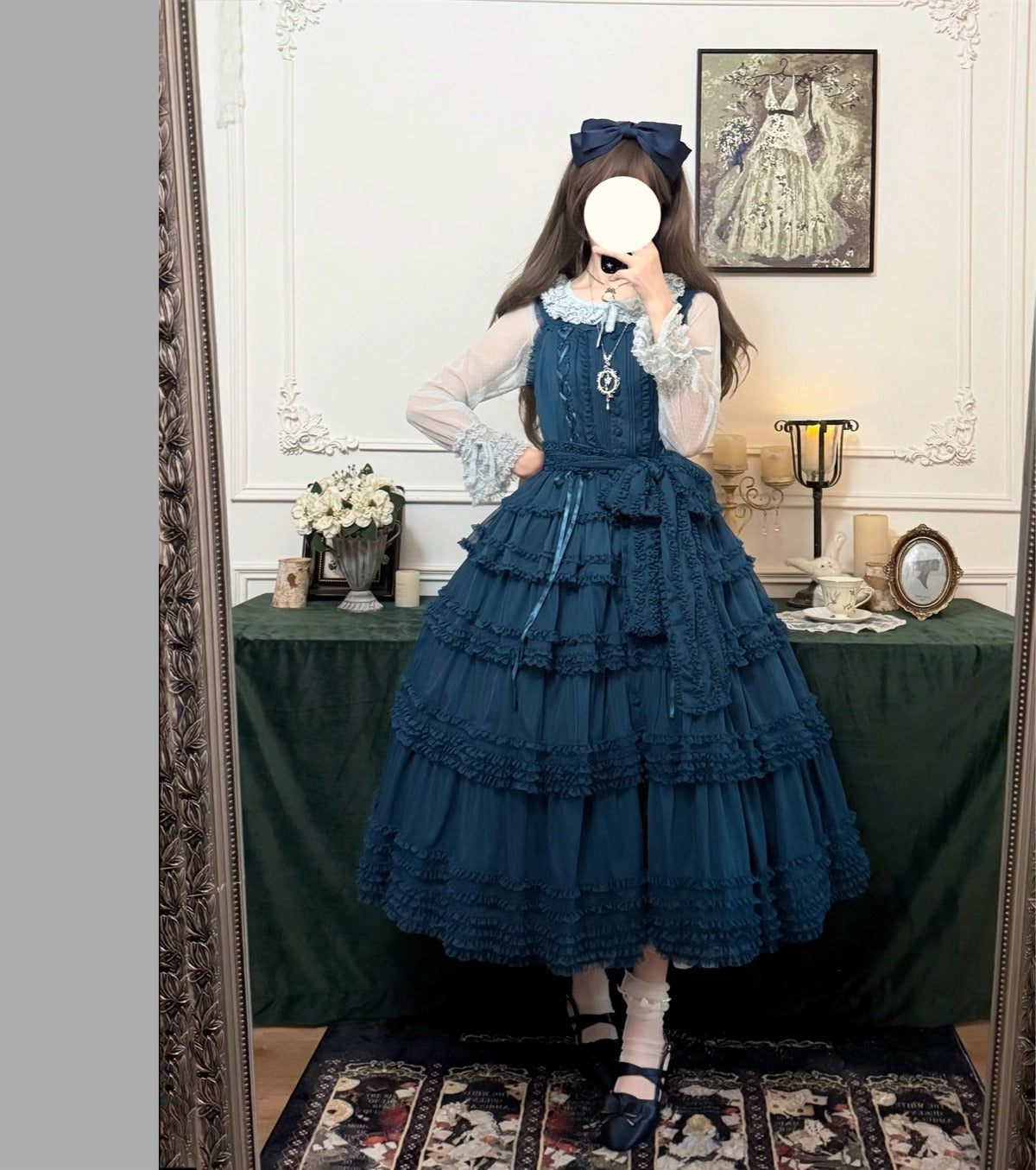 【受注予約~12/24】Lillian's Summer ジャンパースカート(タイプ1・ロング丈)【Spring Flower Language】