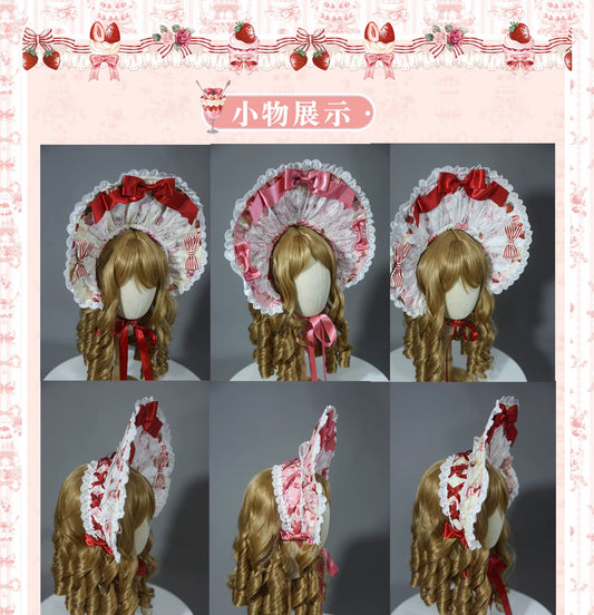 【受注予約~9/28】イチゴと花束 3.0 アクセサリー【Antique Doll】
