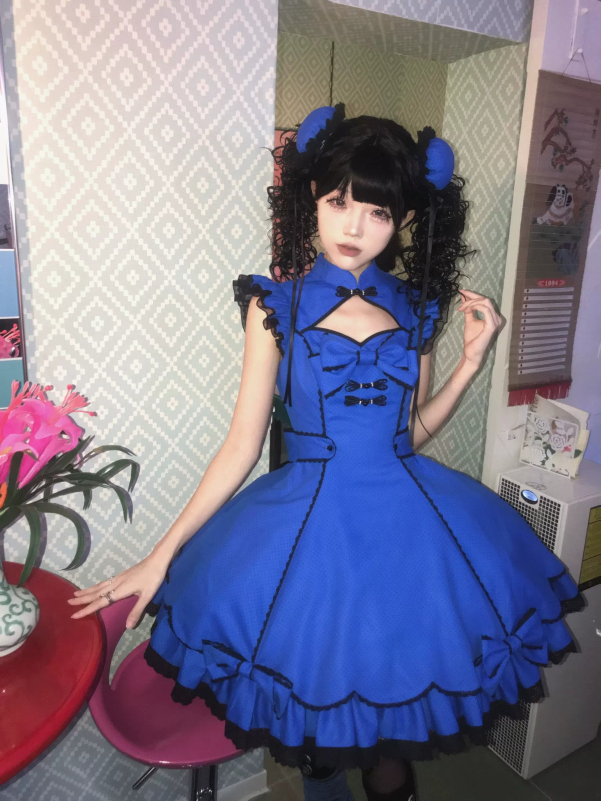 【受注予約~10/6】Cinnabar Decree ワンピース・お団子セット【Sugar Cookies】