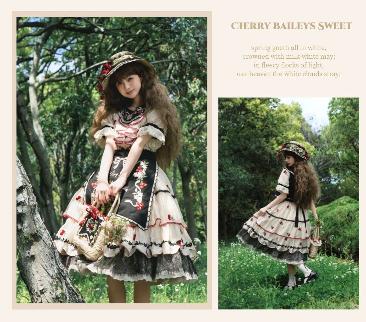 【受注予約~5/28】Cherry Baileys ワンピース・フルセット【Peony】