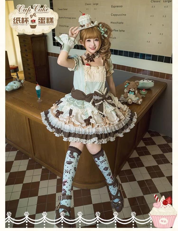 【受注予約~1/26】CupCakes ワンピース【花与珍珠匣】