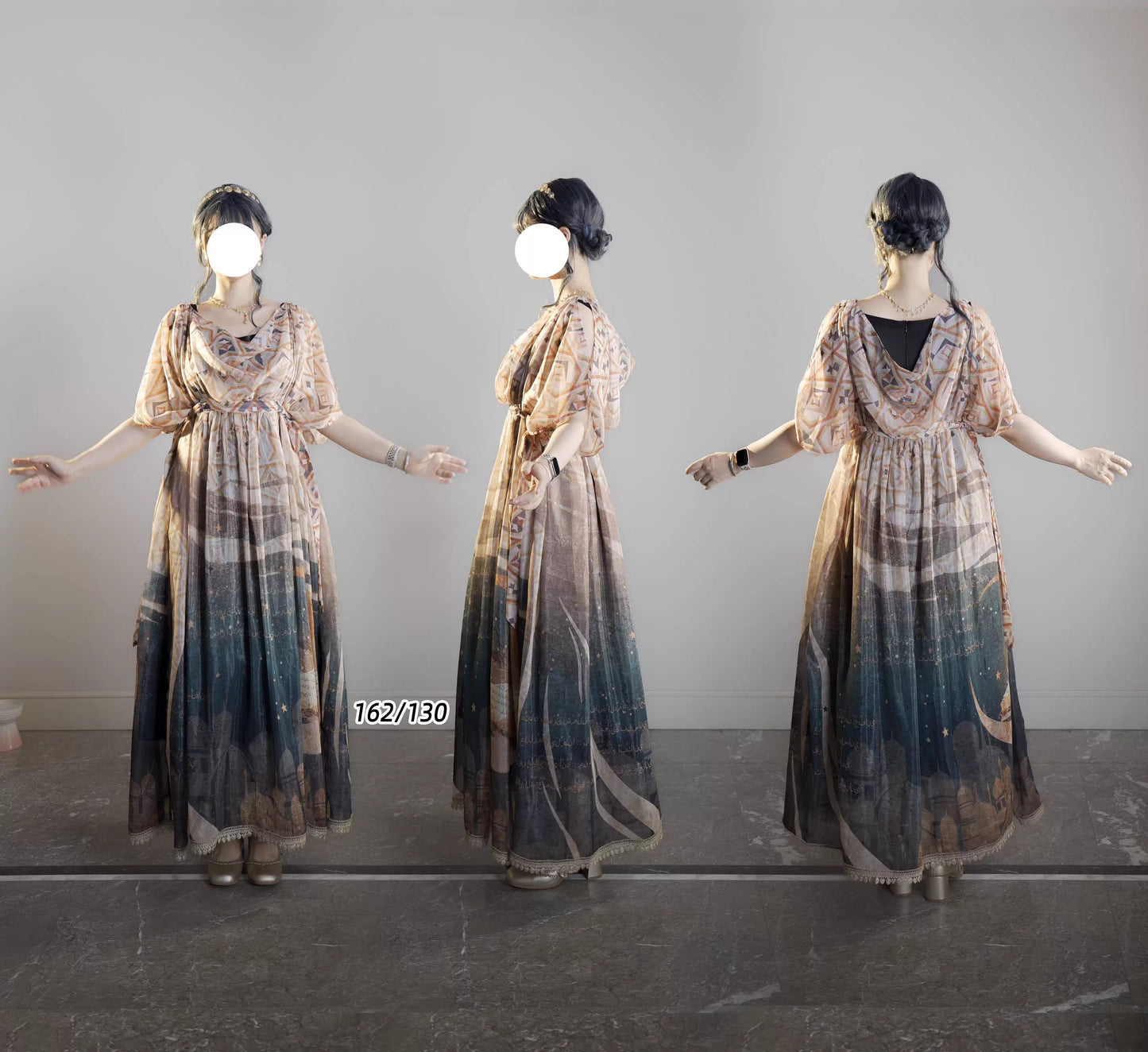 【受注予約~12/11】Stars ワンピース(タイプ2)【FaeriesDaffodil】