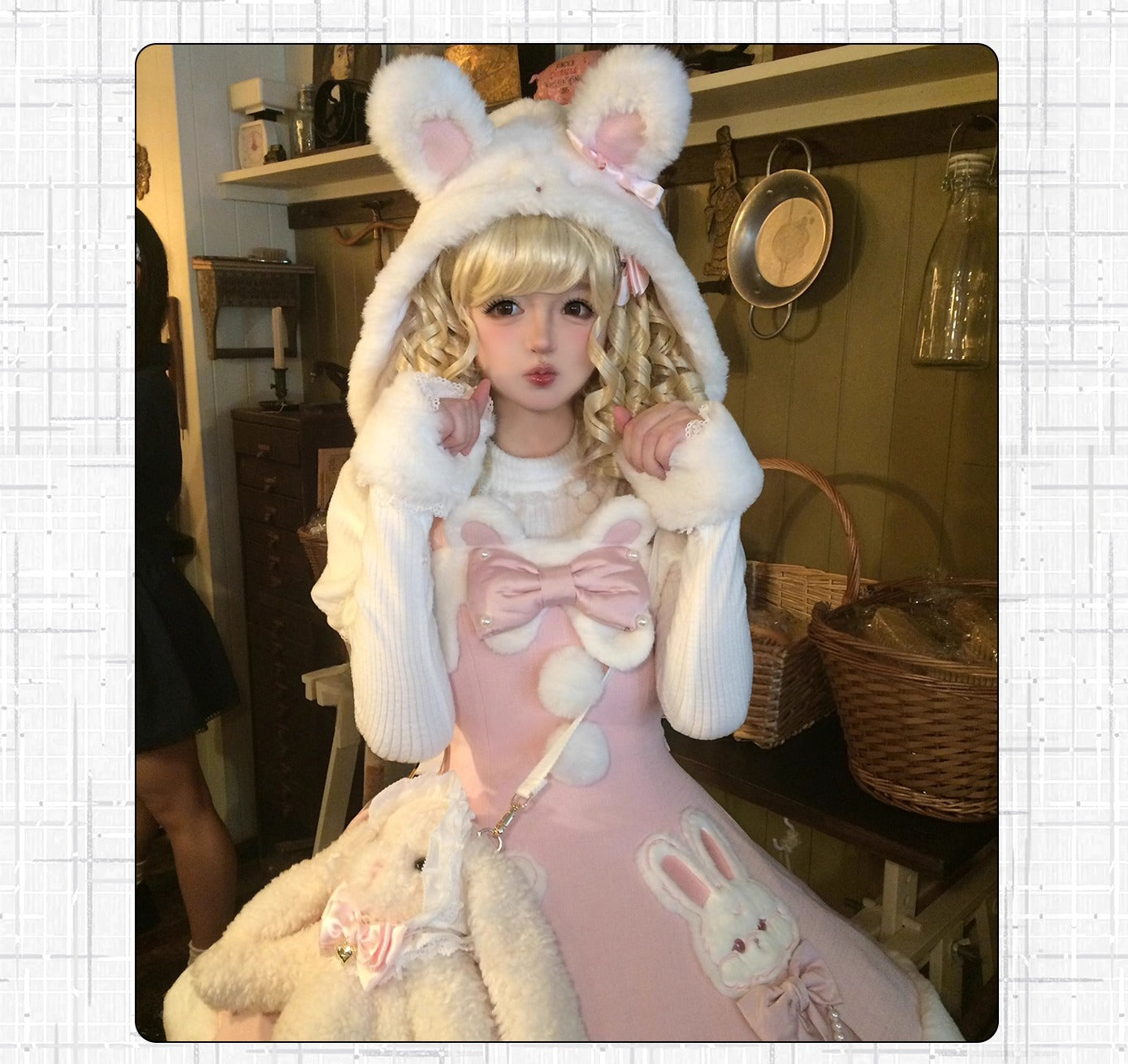 【受注予約~10/20】Champs Messenger ジャンパースカート・インナートップス【LizBird】