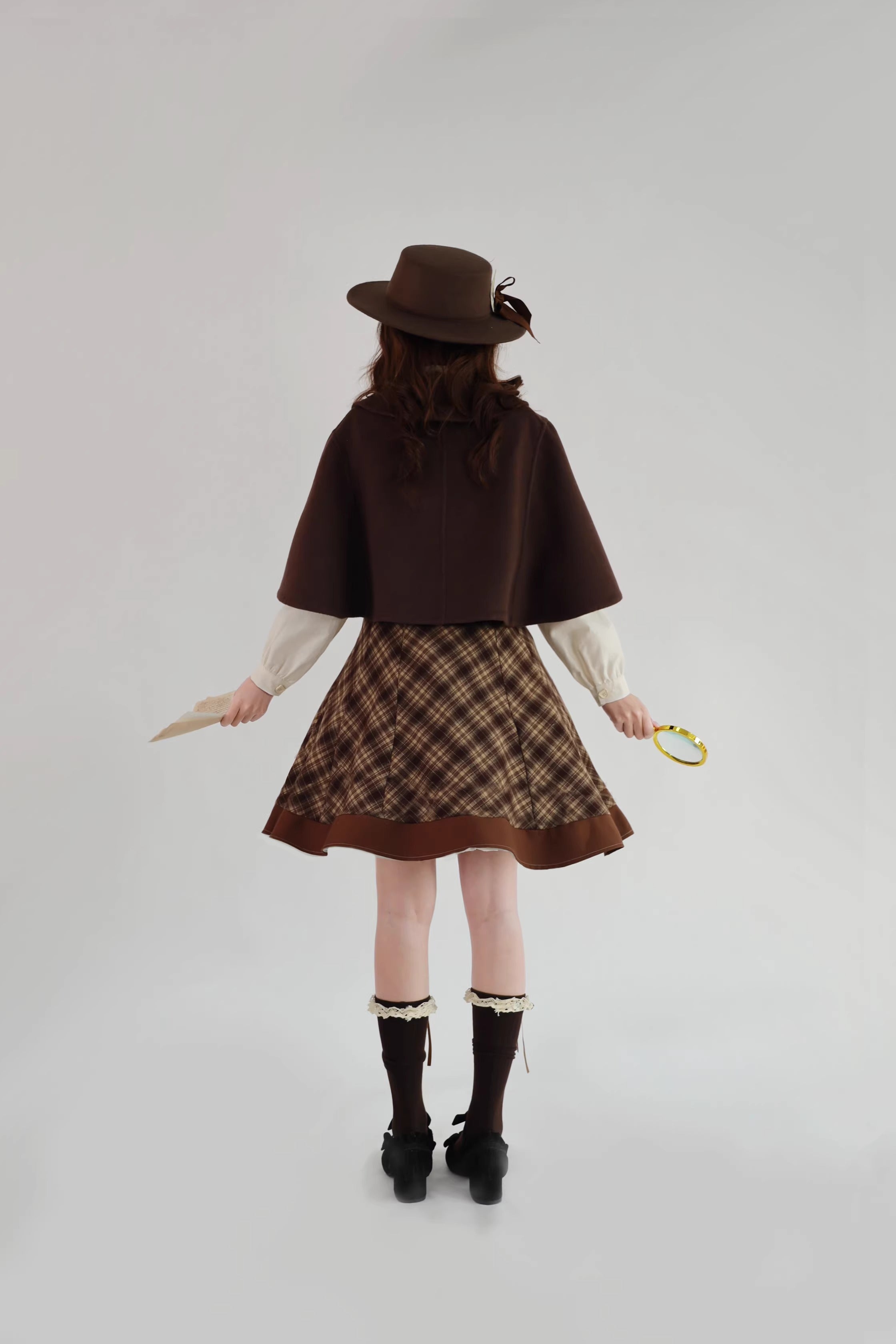 Vintage Clock ジャンパースカート(タイプ2)【Cyan】 – Epetice