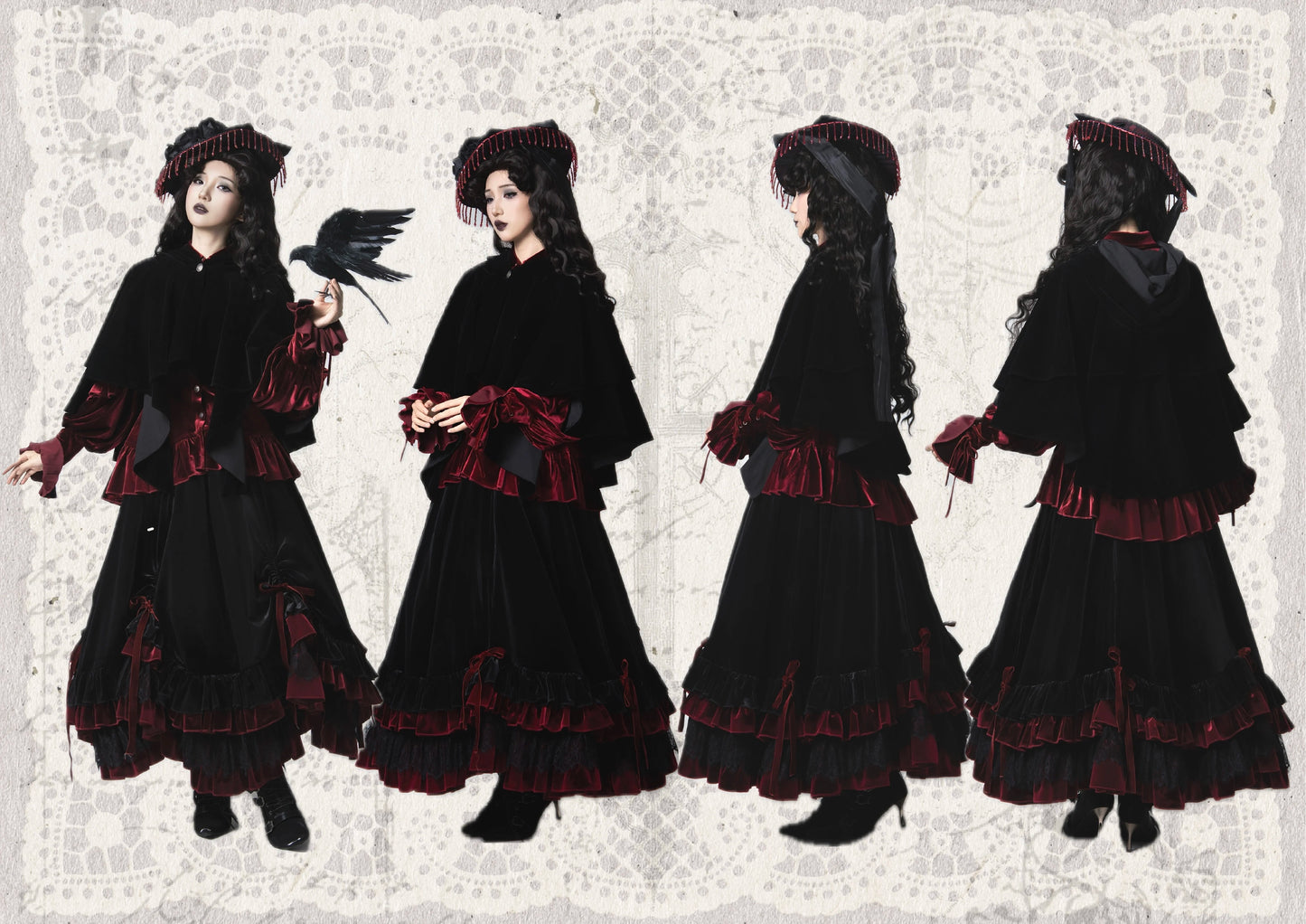 Duchess Ravenna ケープ(ベルベットver.)【Evegie】