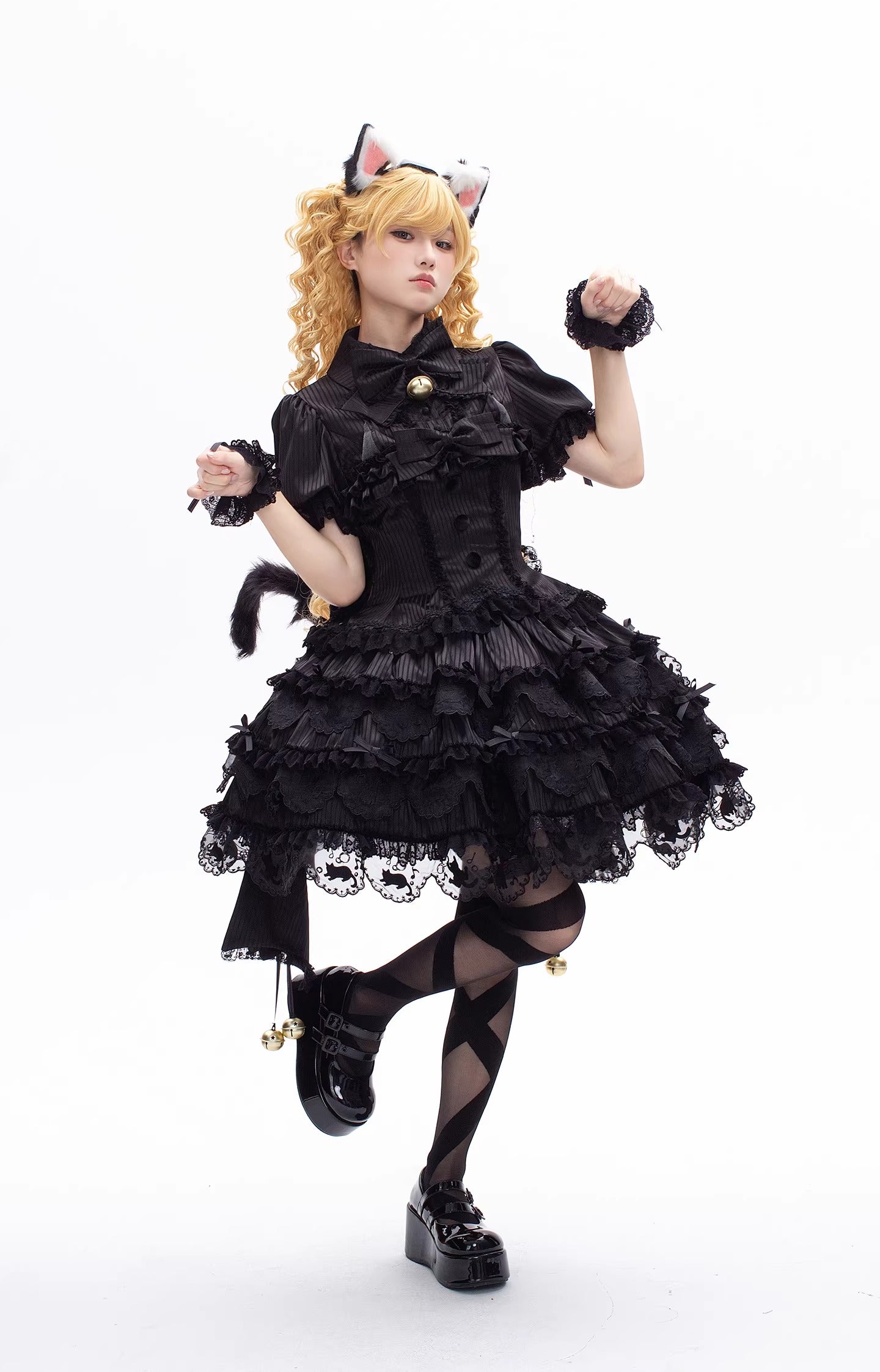 【受注予約~3/3】Silhouette Cat セットアップ・フルセット【梵兔兔】