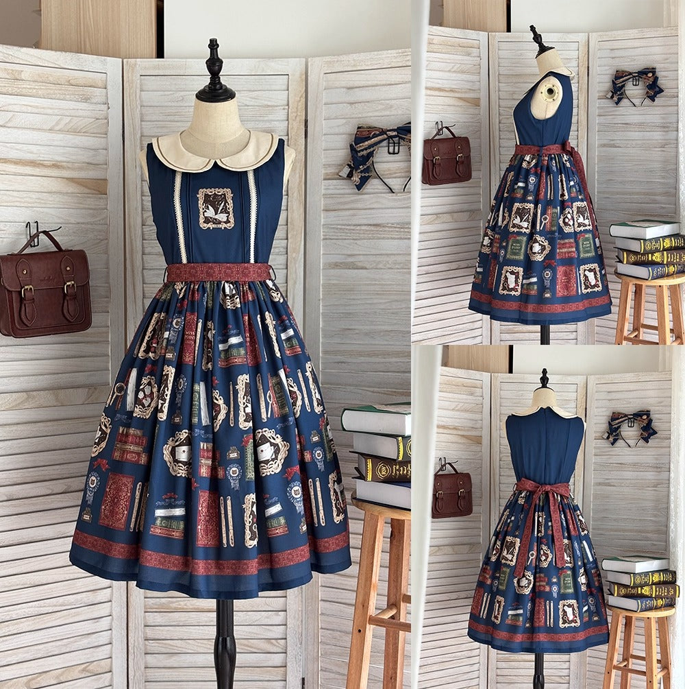 【受注予約~10/22】Wheat Book ジャンパースカート【Miss Cube】