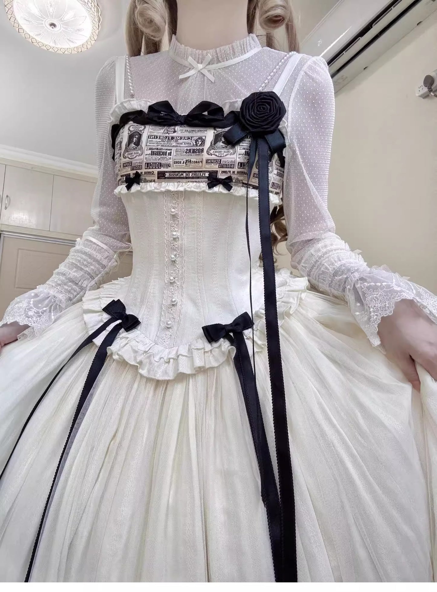 Letters from London ジャンパースカート【小欣】